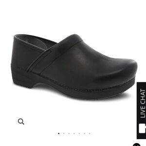 Men's Dansko Black Burnished Nubuck Clog